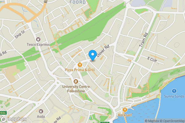 Flat 1, 48 Dover Road, Folkestone, Kent, CT20 1LD