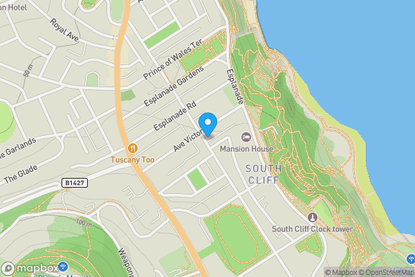 Map location for 28 West Street, Scarborough, North Yorkshire YO11 2QP