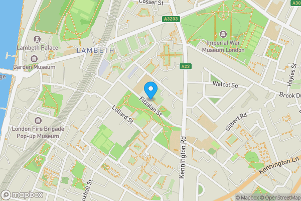 Map location for 78 Fitzalan Street, London, SE11 6QU