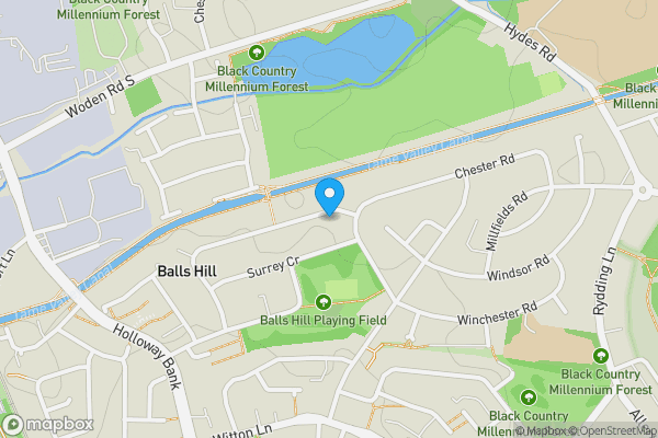 Map location for 1 Hampshire Road, West Bromwich, B71 2PP