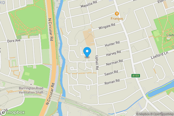 Map location for Flat 23 Springfield Court, Forsythia Close, Ilford, Essex, IG1 2BN
