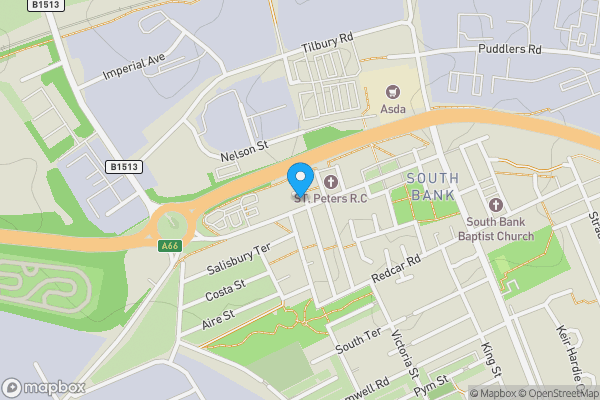 Map location for 56 Middlesbrough Road, Middlesbrough, Cleveland, TS6 6LZ