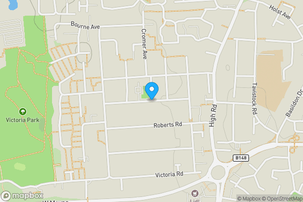 Map location for Powell Road, Basildon, Essex, SS15 6HZ