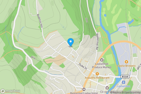 Map location for Terras Hill, Lostwithiel, PL22 0AP