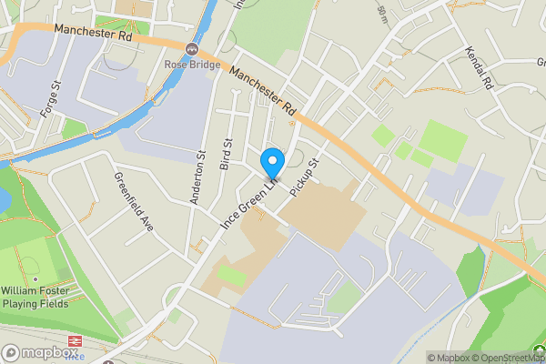 Map location for Ince Green Lane, Wigan, Lancashire, WN2 2AR