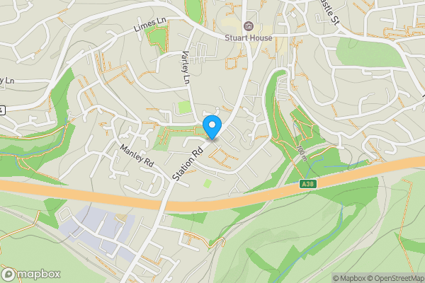 Map location for 13 Brisbane Terrace, Liskeard, PL14 4DJ