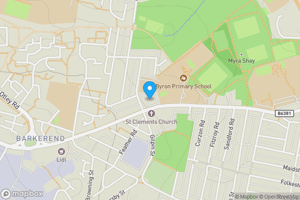 Map location for 49 Byron Halls, Byron Street, Bradford, BD3 0AR