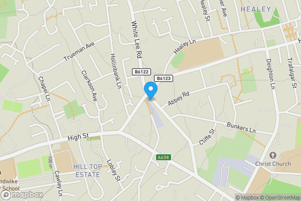 Map location for 3 Common Road, Heckmondwike, Batley, WF17 7QL