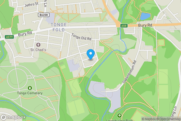 Map location for 24 South View Street, Bolton, Lancashire, BL2 6BS