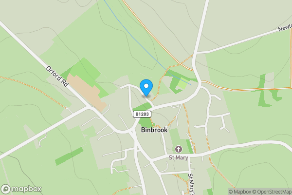 Map location for Corner Cottage, North Halls, Binbrook, Market Rasen, Lincolnshire, LN8 6DQ