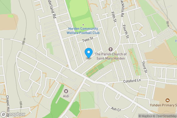 Map location for Warren Street, Peterlee, County Durham, SR8 4NA