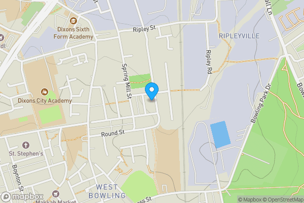 Map location for 200 Upper Castle Street Bradford BD5 7SA