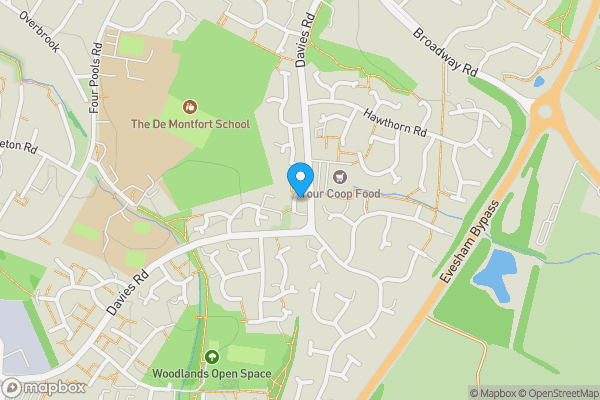 Map location for 3 Maple Close, Evesham, WR11 1YF