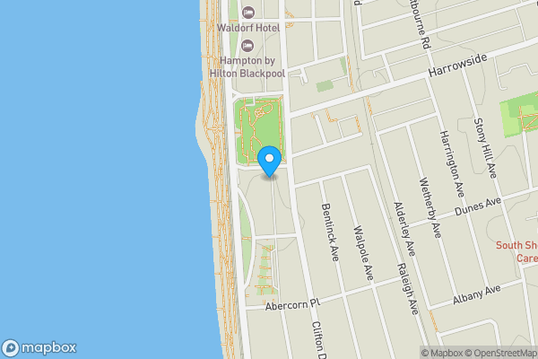 Map location for 6-8 Harrow Place, Blackpool, Lancashire FY4 1RP