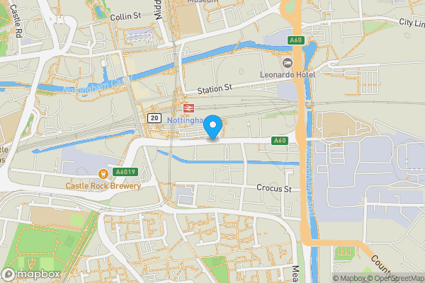 Map location for Queens Road, Nottingham, Nottinghamshire, NG2 3BX