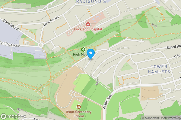 Map location for Anselm Road, Dover, Kent, CT17 0DF