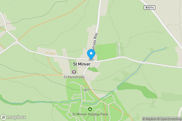 Map location for Plot G, Roserrow Farm, St. Minver, Wadebridge, Cornwall, PL27 6QT