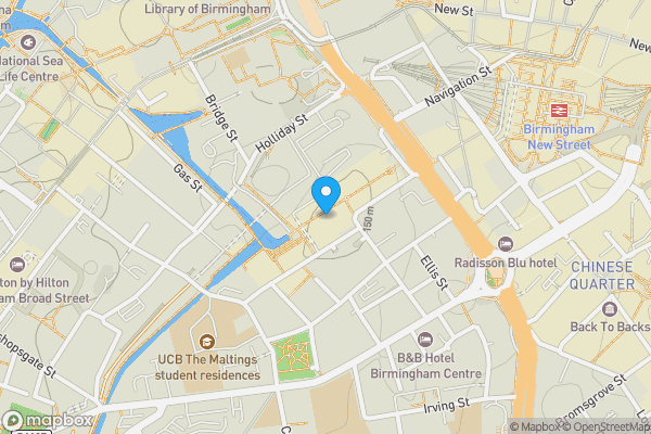 Map location for Wharfside Street, BIRMINGHAM, West Midlands, B1 1PQ