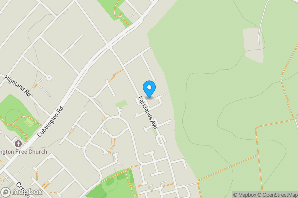 Map location for 45 Parklands Avenue, Leamington Spa, Warwickshire, CV32 7BH