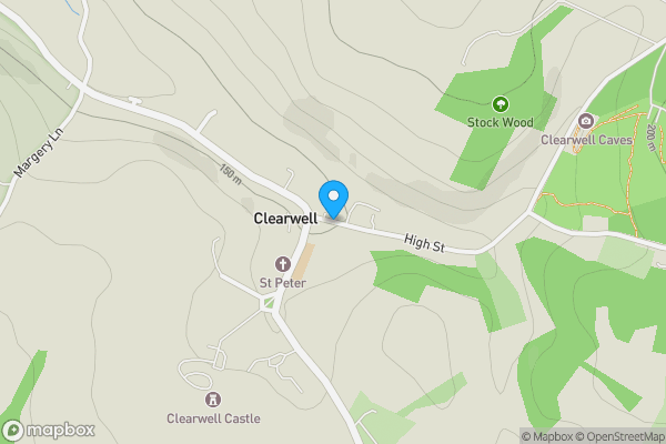 Map location for Roxlea, High Street, Clearwell, Gloucestershire, GL16 8JS