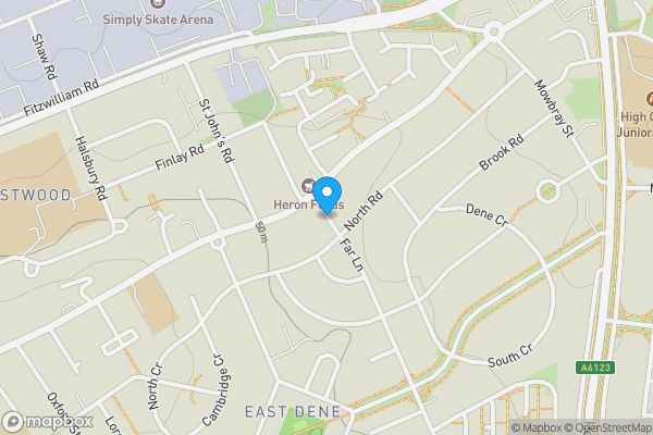 Map location for Land At Far Lane, East Dene, Rotherham, South Yorkshire S65 2RZ