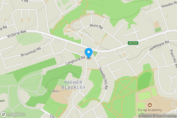 Map location for 170 Crab Lane, Manchester M9 8WD