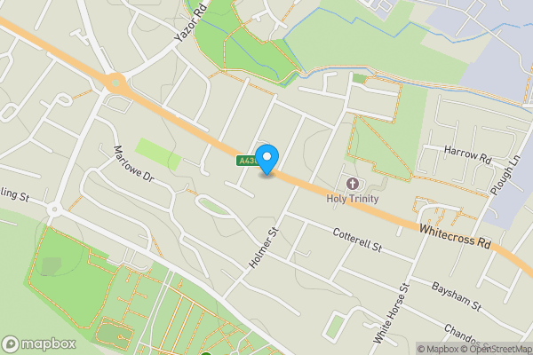 Map location for 179 Whitecross Road, Hereford, HR4 0LT