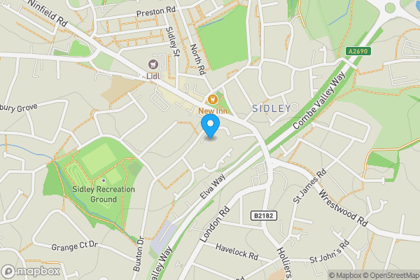 Map location for Sea, East Sussex, TN39 4FA