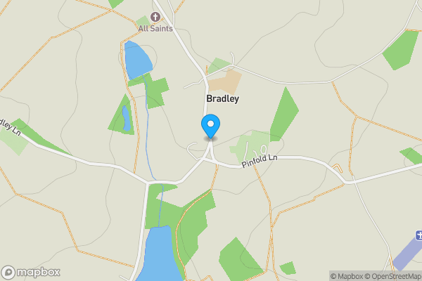 Map location for Jinglers Coach House, Bradley, Ashbourne, Derbyshire DE6 3EN