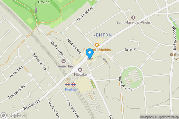 Map location for 215 & 215a Kenton Road and 35 & 36 Drayton Waye, Kenton, Harrow, Middlesex HA3 0HD