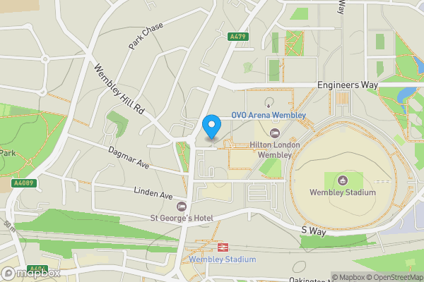 Map location for Flat 10 Quadrant Court, Empire Way, Wembley, Greater London, HA9 0BY