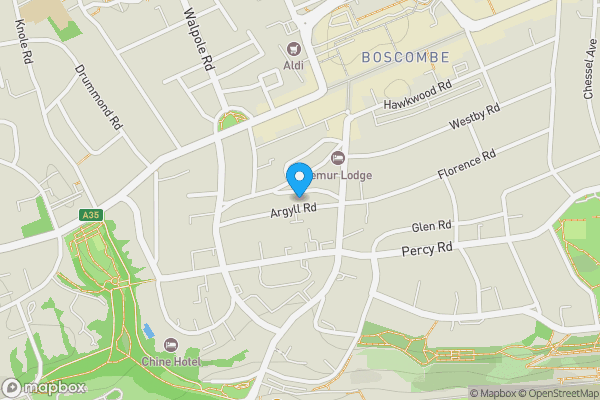 Map location for 17 Argyll Road, BOURNEMOUTH, BH5 1EB