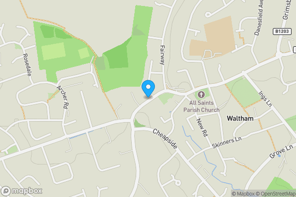 Map location for 33 High Street Waltham, Grimsby, South Humberside, DN37 0LJ