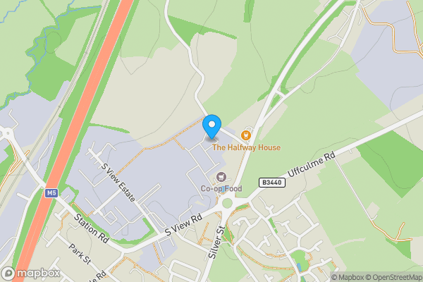 Map location for Highmount Court and Ethmar Court, Mid Devon Business Park, Willand, Exeter, Devon, EX15 2EZ