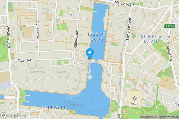 Map location for 14 Pepper Street, Glengall Bridge, London, E14 9RP