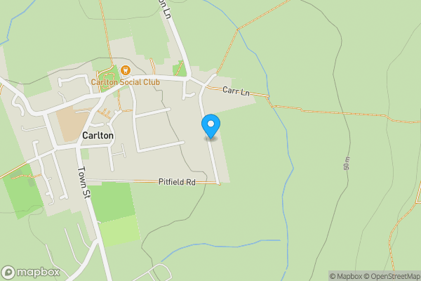 Map location for Land Adjacent To 11 Pit Field Road, Carlton, Wakefield, West Yorkshire WF3 3QZ
