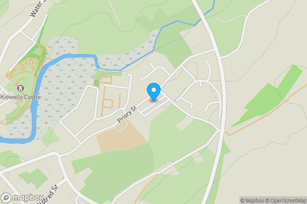 Map location for 12 Gwendraeth Town, Kidwelly, Carmarthenshire, SA17 4UB