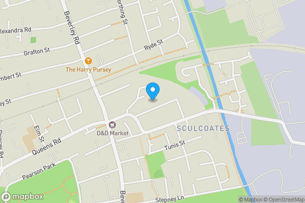 Map location for 4 Fern Grove, Folkestone Street, Hull, East Yorkshire, HU5 1BN