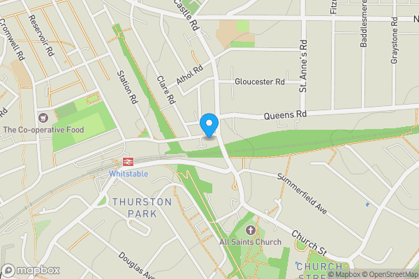Map location for 2 Teynham Road, Whitstable, Kent, CT5 2EF