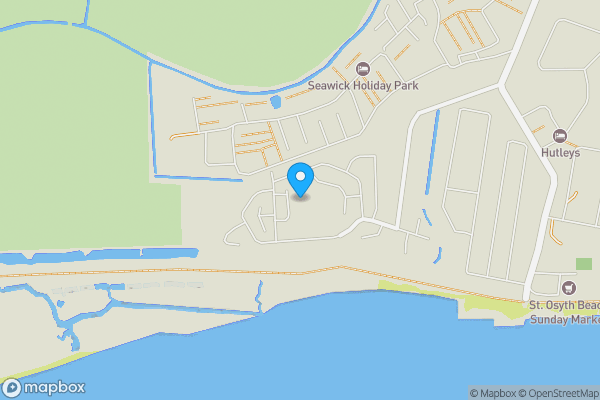 Map location for Bel Air Chalet Estate, CLACTON-ON-SEA, Essex, CO16 8SX