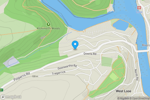 Map location for 25 Woodlands View, Looe, Cornwall, PL13 2AW PL13 2AW