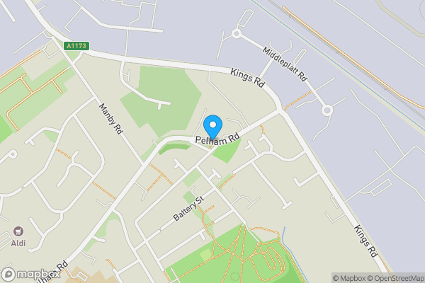 Map location for 78 Pelham Road, Immingham DN40 1AB