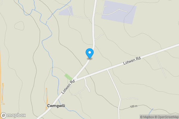 Map location for Dolwen, Thornhill Road, Cwmgwili, Llanelli, Dyfed, SA14 6PT