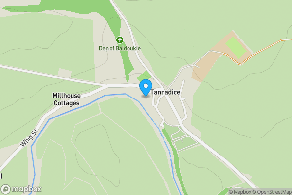 Map location for 12 South Esk Road, Tannadice, Forfar, DD8  3SH