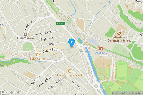 Map location for 19 Commercial Street, Aberdare, Mid Glamorgan CF44 7RW