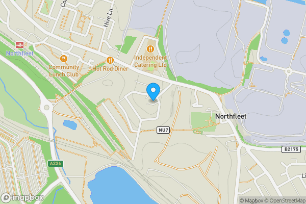 Map location for Kesson House Care Home, Council Avenue, Northfleet, Gravesend, DA11 9HN