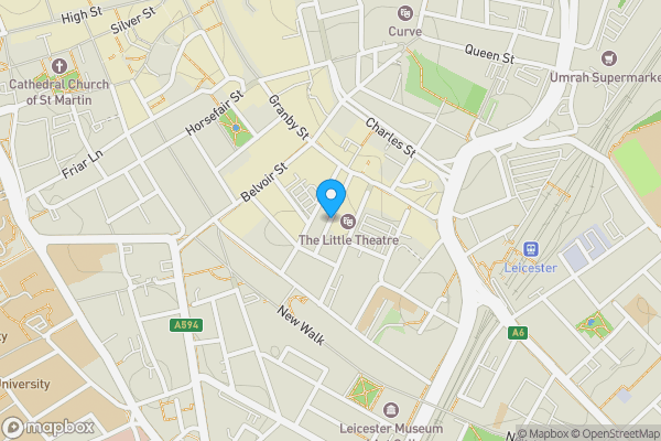 Map location for Flat 311, York Place, 2-12 York Street, Leicester, Leicestershire, LE1 6NU