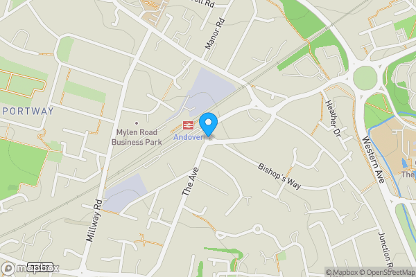 Map location for saint mary bourne, andover