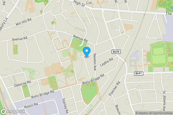 Map location for 10 Brouncker Road, Acton, London W3 8AQ