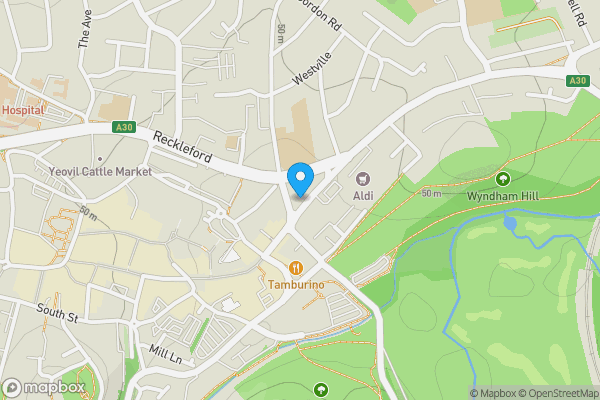 Map location for 9 Sherborne Road, Yeovil, Somerset BA21 4HD